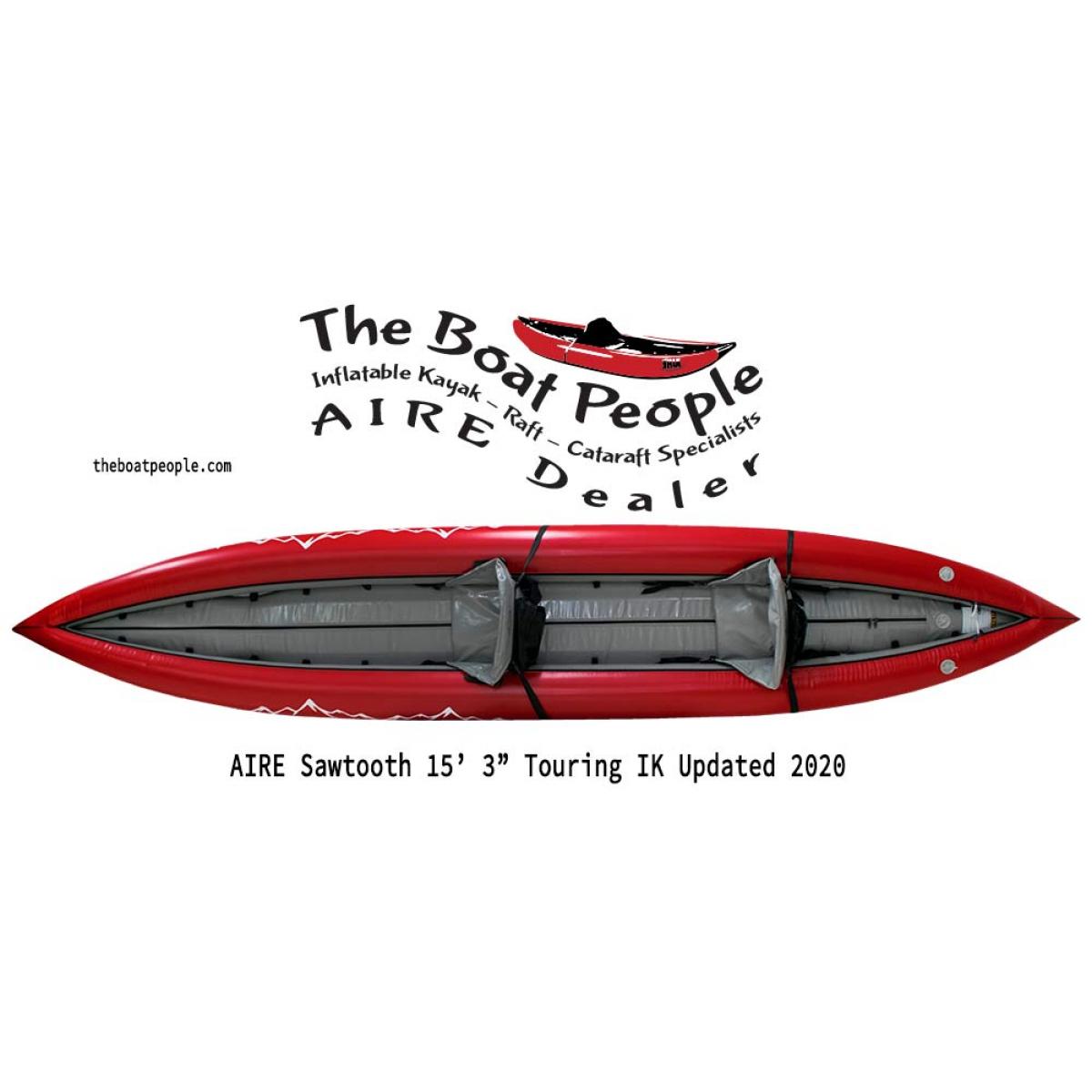 AIRE Tributary Sawtooth Tandem Inflatable Kayak Touring Package